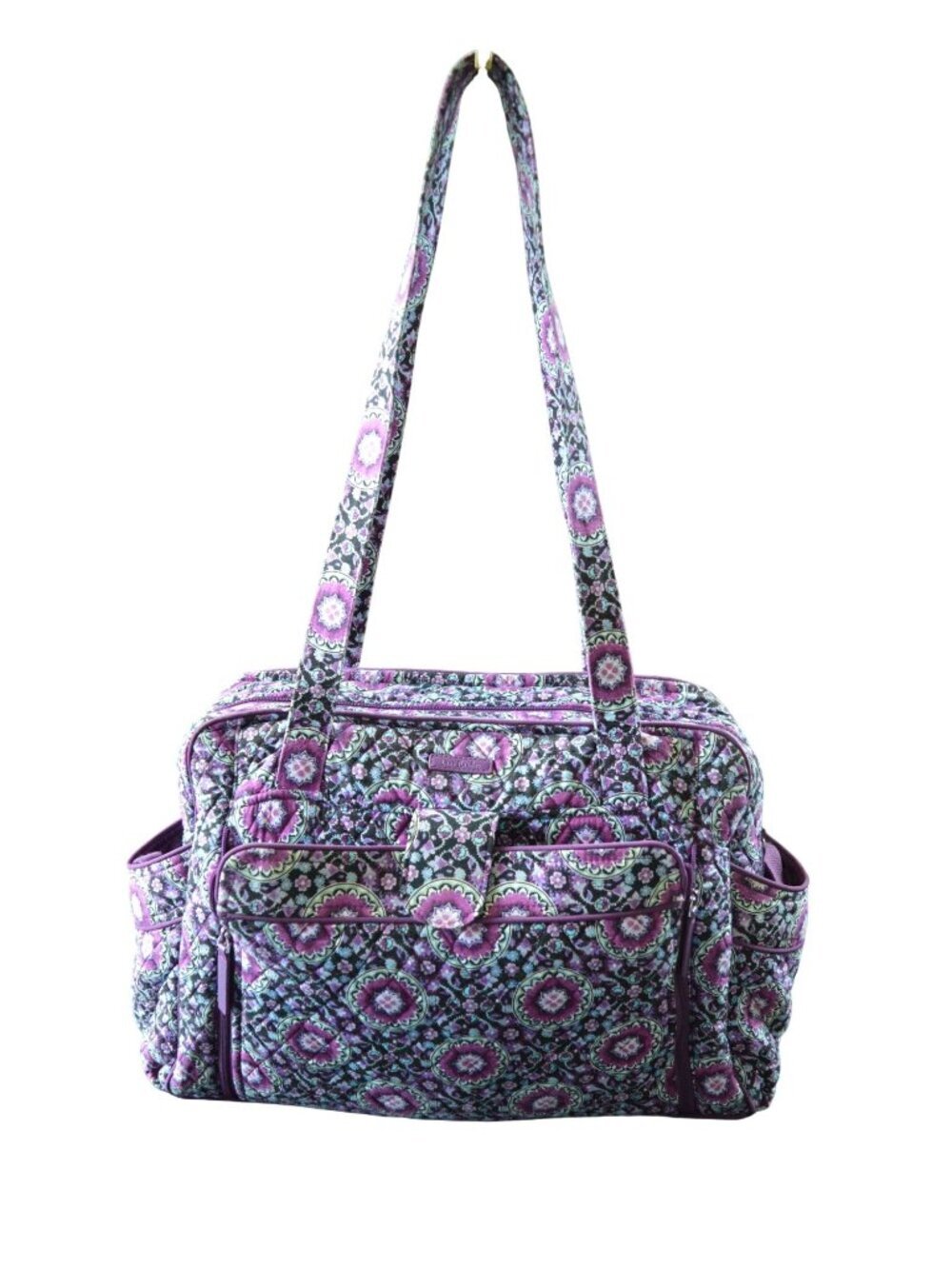 Vera Bradley Stroll Around Baby Bag Lilac Medallion Retired Fall 2017 Changing P